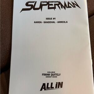 Superman Issue #1 Comic Book